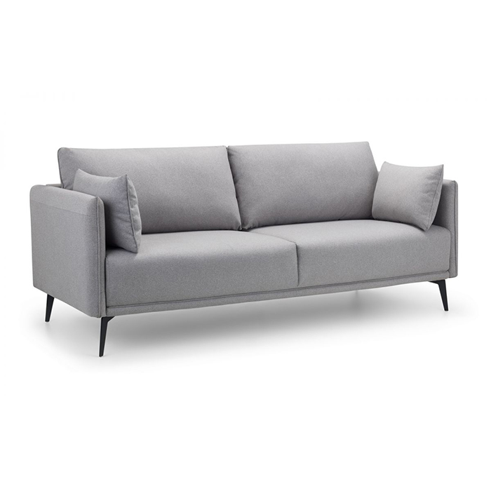 Rohe Platinum Wool Effect 3 Seater Sofa